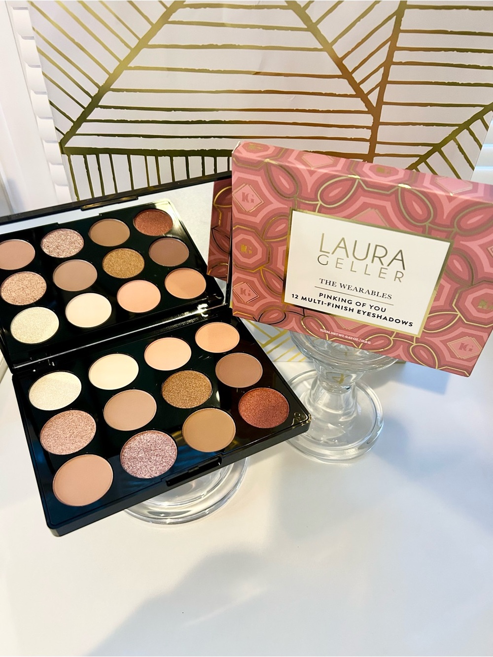 ✨Laura Geller The Wearables Pinking of You Eyeshadow Palette 12 Shade New In Box